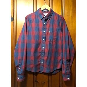 Abercrombie & Fitch men’s button up shirt. New